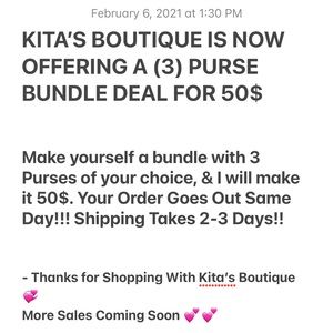 3 Purse Bundle Deal For 50$